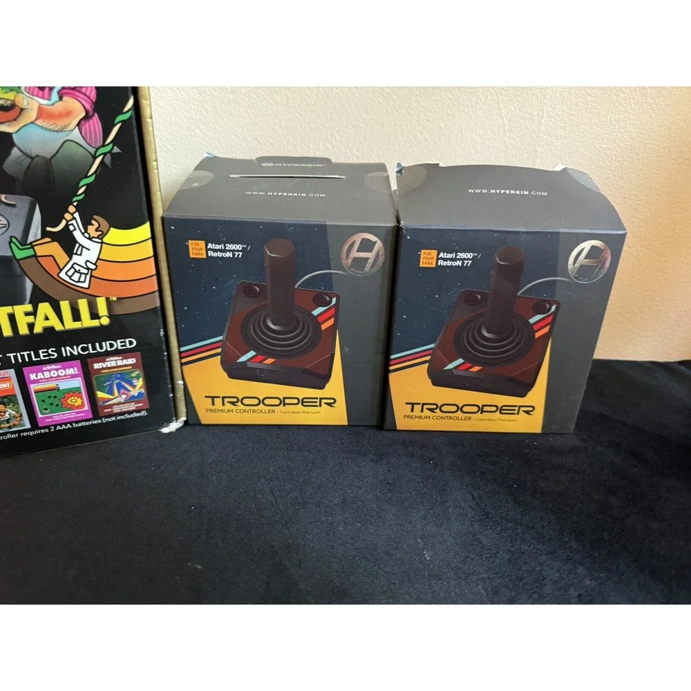 Atari Flashback 9 Gold Console with 120 Built-in Games With 2 Extra‎ Remotes